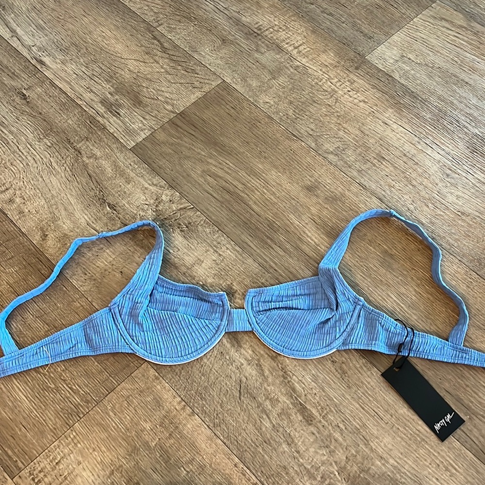Nasty gal underwire blue bikini